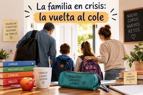 La familia en crisis ante la vuelta al cole